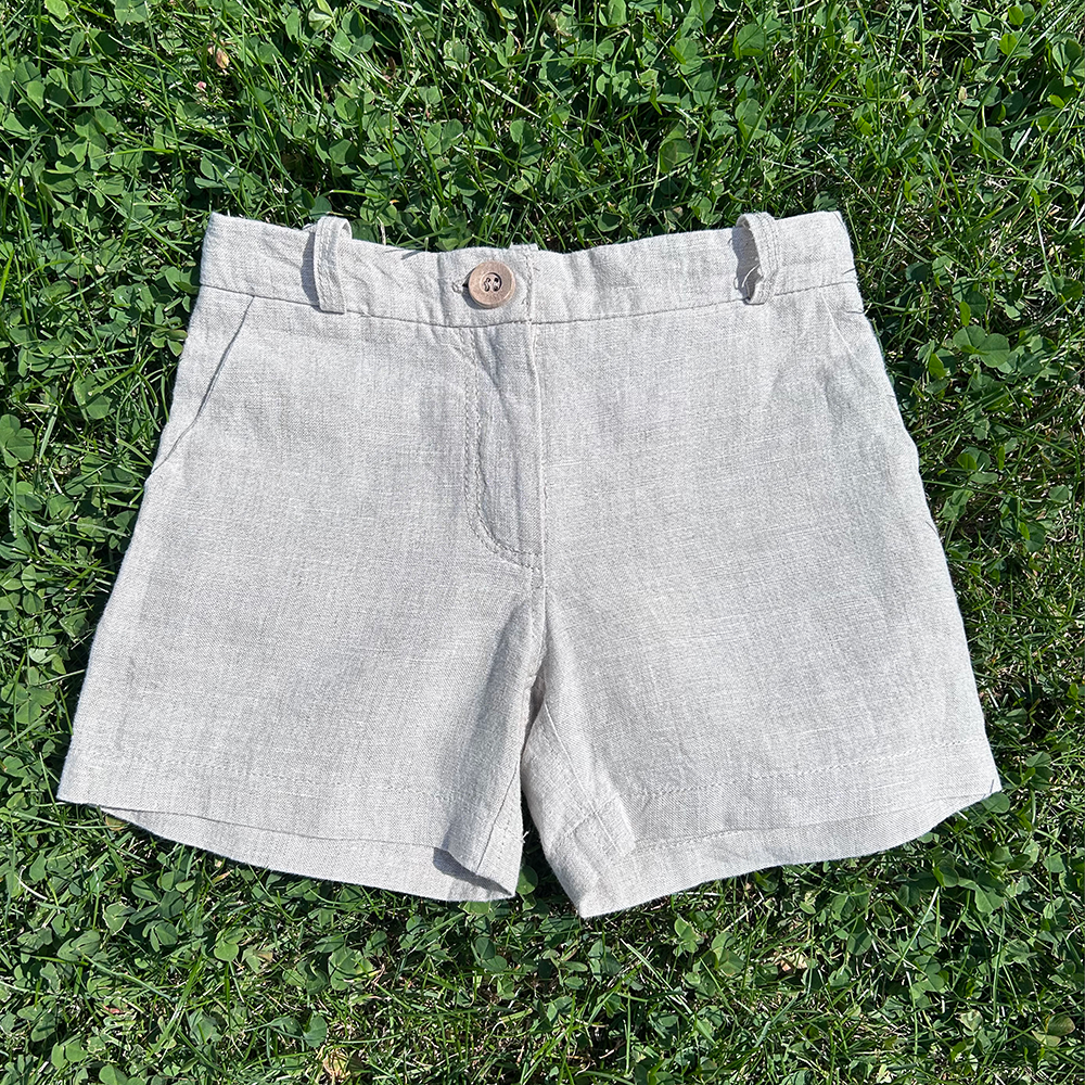 SHORT EN LIN ENFANT - SUR DEMANDE