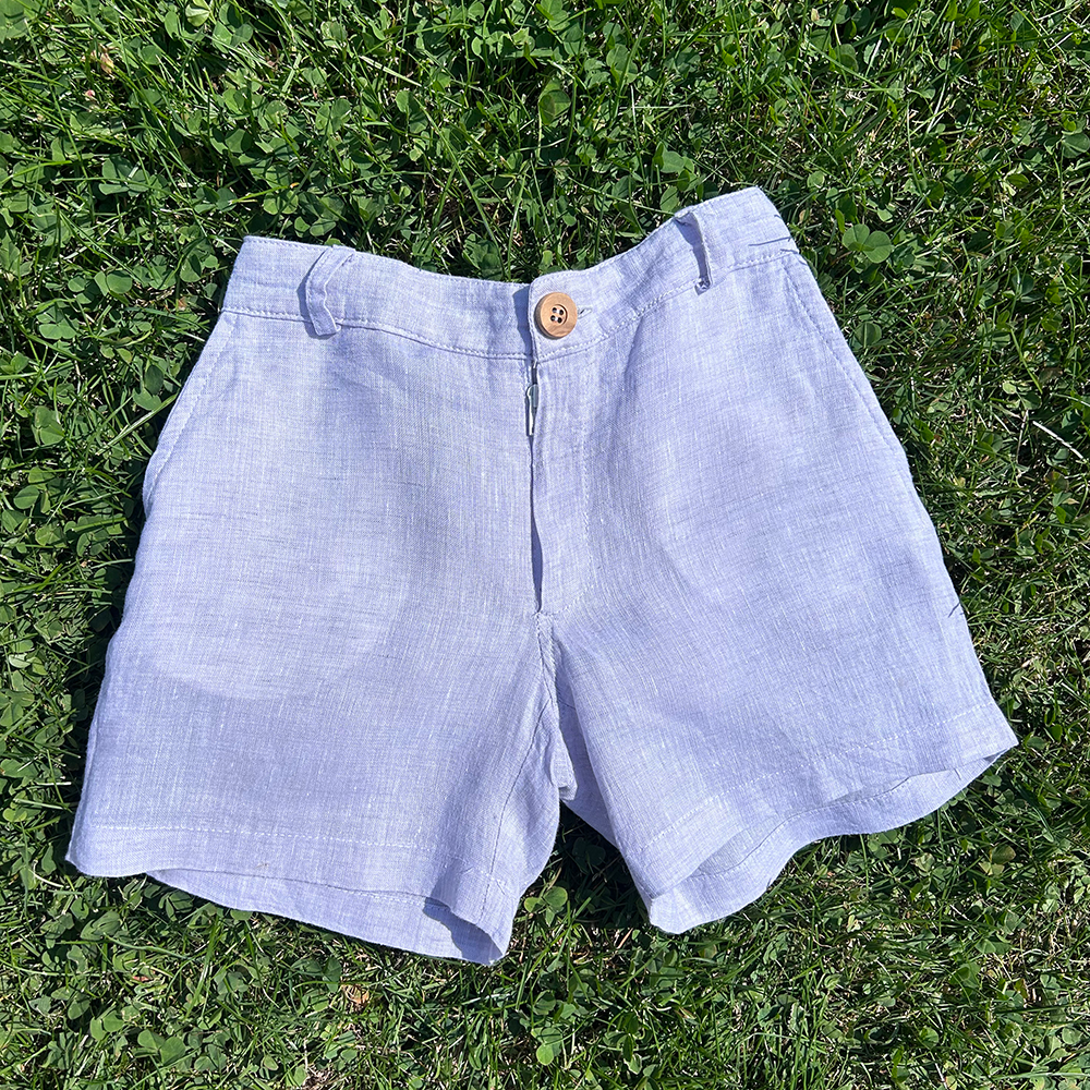 SHORT EN LIN ENFANT - SUR DEMANDE