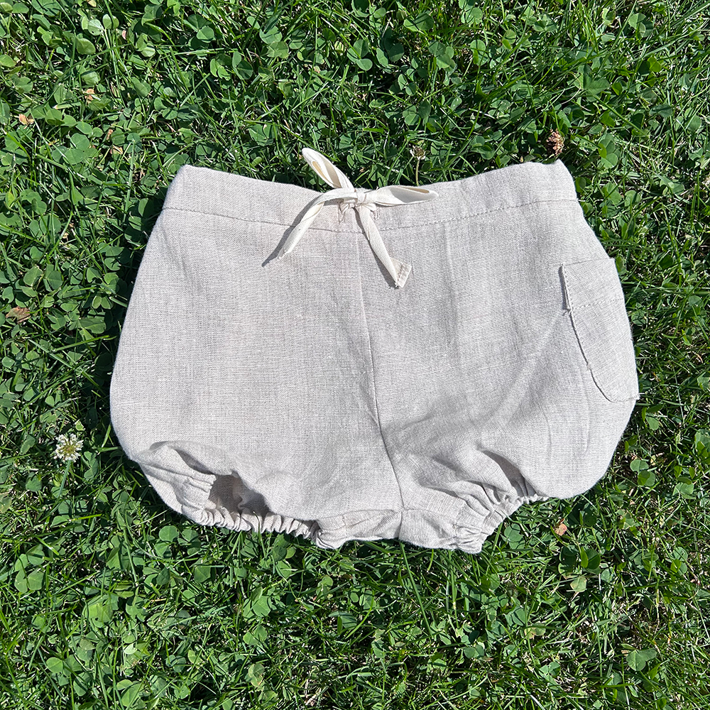 BABY BLOOMERS IN LINEN - BY REQUEST