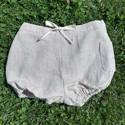 BABY BLOOMERS IN LINEN - BY REQUEST